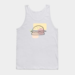 Colorful hamburger Tank Top